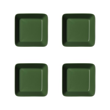 TEEMA SKOGSGRÖN 4-pack fat 12x12 cm