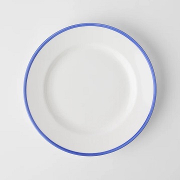 SOMMAR HAV tallrik flat 22 cm med bräm