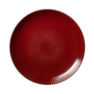 BLÅ ELD RÖD 6-pack tallrik flat 26 cm