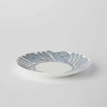 JUNI BLÅ tallrik flat 18 cm med bräm