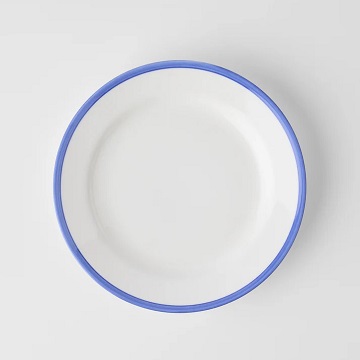 SOMMAR HAV tallrik flat 18 cm med bräm